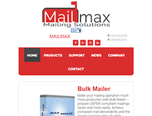Tablet Screenshot of mailmaxsolutions.com